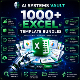 1000+ Excel Template Bundles