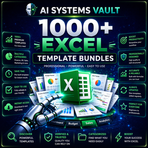 1000+ Excel Template Bundles