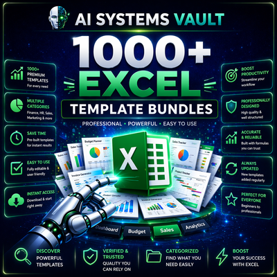 1000+ Excel Template Bundles