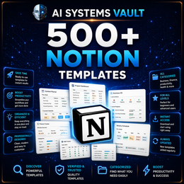 500+ Notion Templates