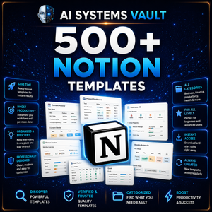 500+ Notion Templates